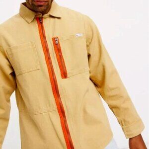 Liquor N Poker Men's Worker Jacket With Cargo Pockets - L